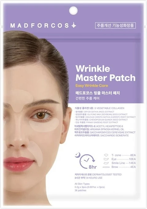 Patch për rrudha për femra Madforcos Wrinkle Master Patch, 36 copa