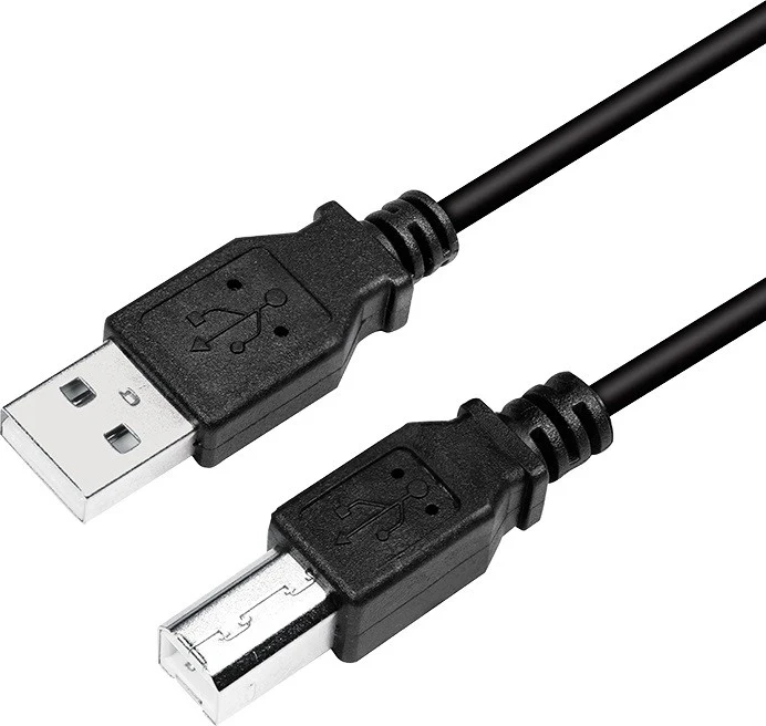 Kabllo përshtatëse LogiLink USB-B në USB-A, 2m,  e zezë