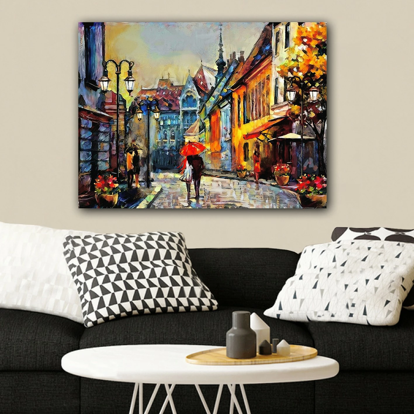 Pikturë dekorative në kanavacë, shumëngjyrëshe, Wallity, 70x100cm