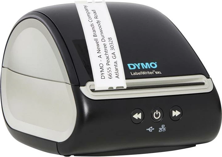 Printer etiketash, Dymo, LabelWriter 5XL 2112725, 4x6 in, 300 dpi, 53 etiketa/min, USB