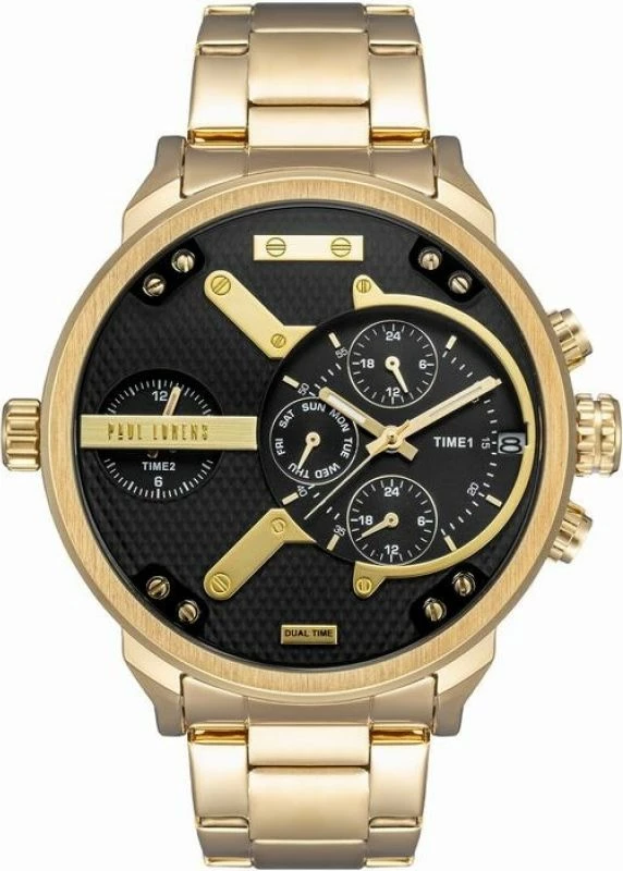 Orë dore për meshkuj Paul Lorens, e zezë dhe e artë