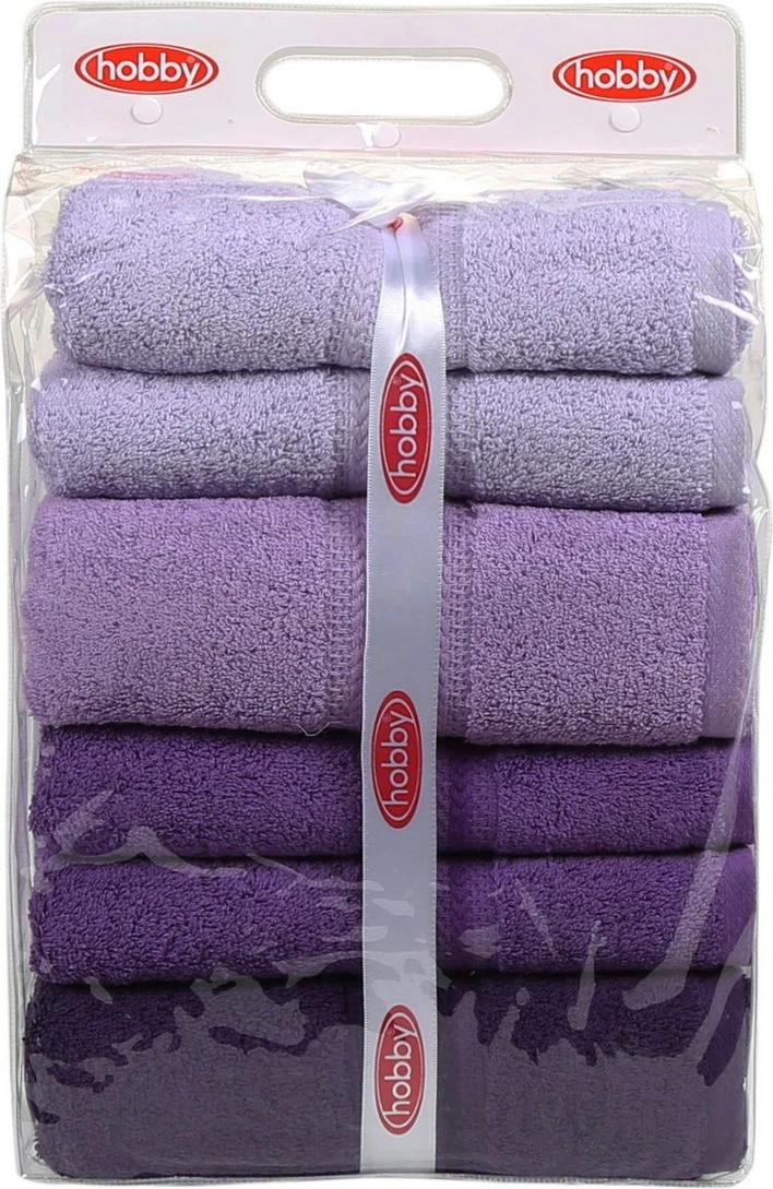 Set peshqirësh për banjo (4 copë), Mijölnir, ngjyra ylberi - lejla