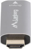 Adapter Lanberg HDMI në DisplayPort AD-HD-DP-01, 4K, Argjend