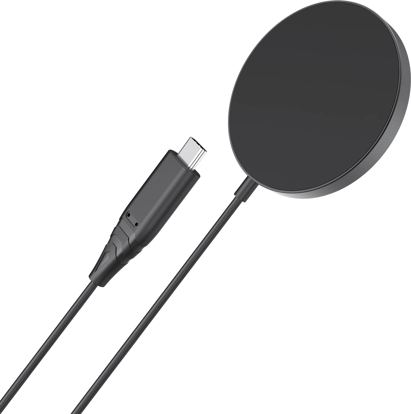 Mbështjellës karikues wireless Choetech T518-F-BK, 15W MagSafe, për iPhone 12/13/14, i zi