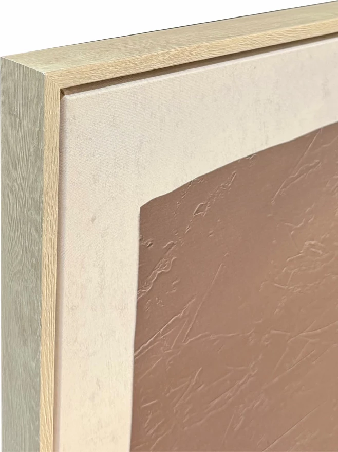 Pikturë dekorative FRACTAL A, kornizë, kanavacë, bezhë, kafe, e zezë, 82.6x4.3x122.6cm