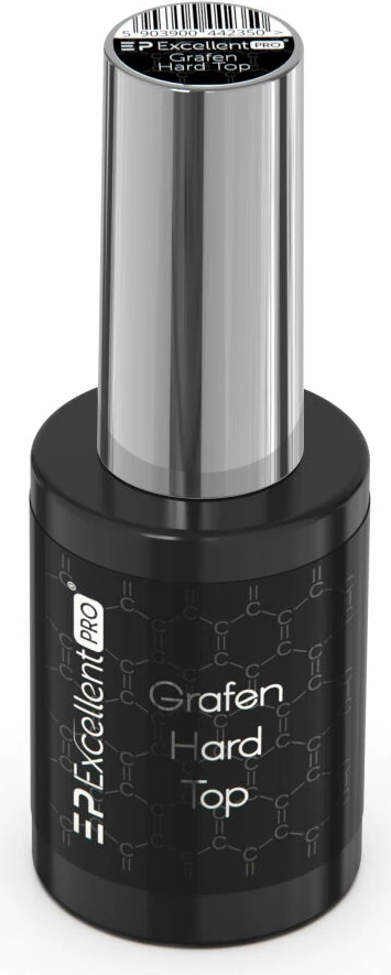 Top coat për thonj Excellent PRO Graphene Hard Top hybrid për femra, 11g