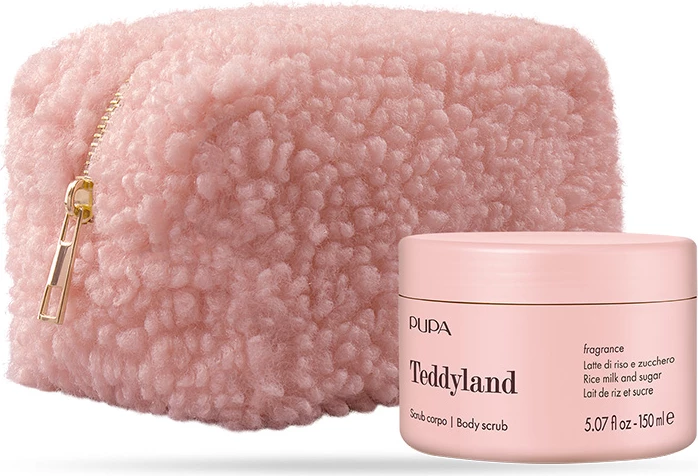 Pupa Milano Teddyland Body Scrub Set - Rice Milk and Sugar