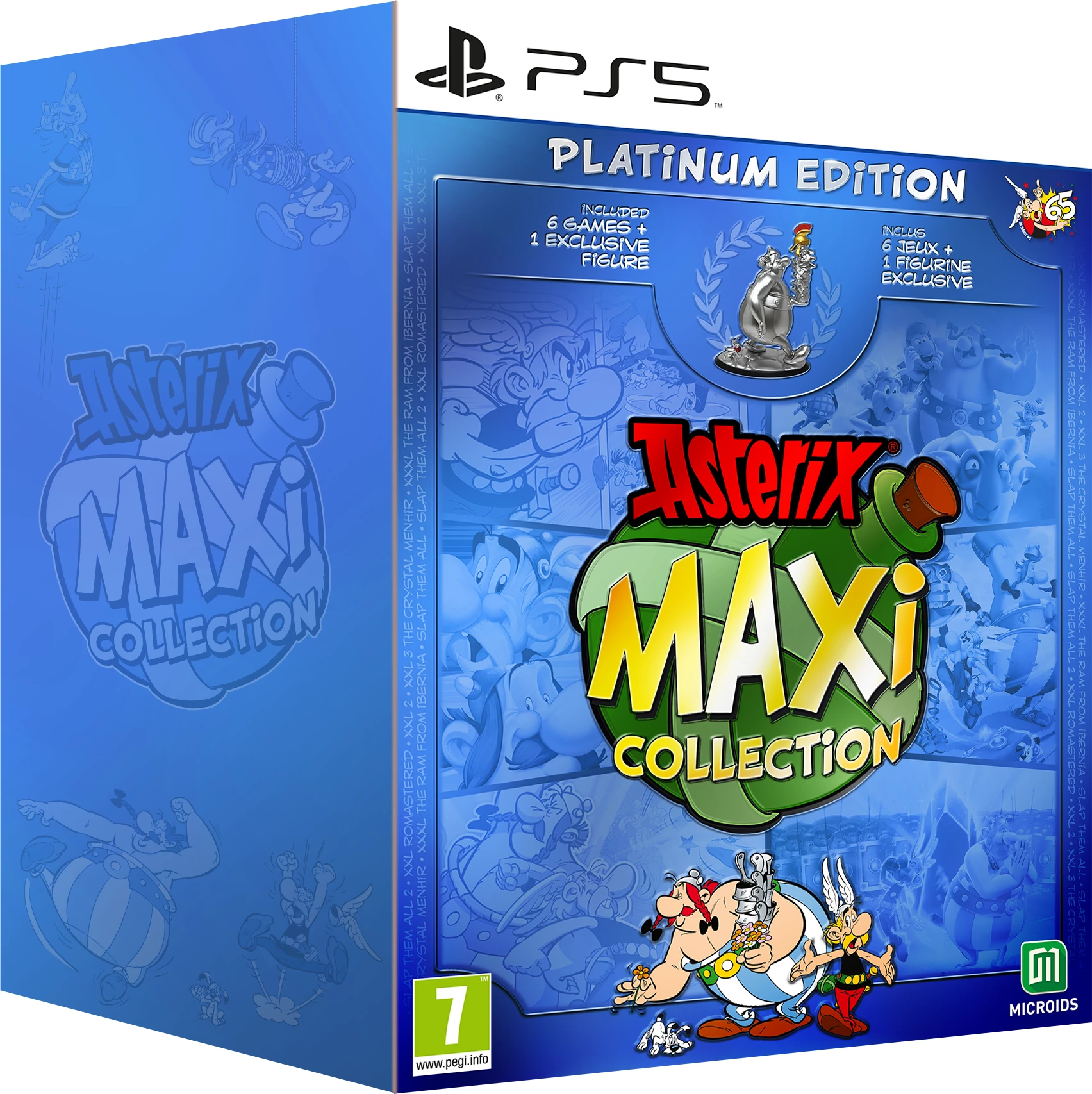 Lojë PS5 Microids Asterix Maxi Collection Platinum Edition, set 6 lojëra + figurë
