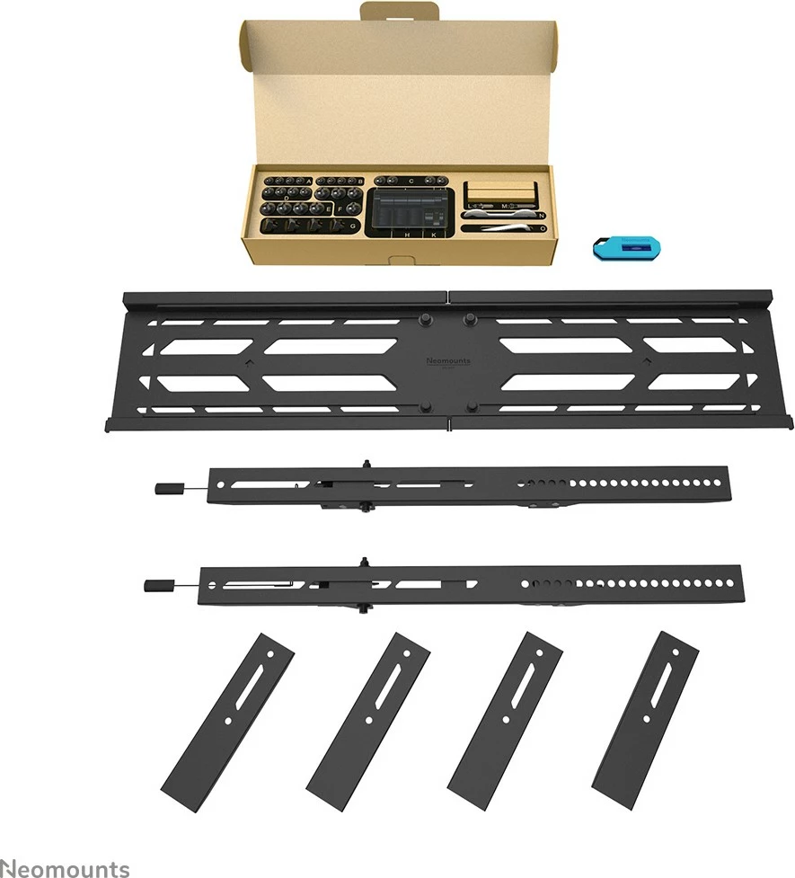 Mbajtëse muri Newstar WL30S-950BL19, për TV 55-110", rregullim lartësie, e zezë