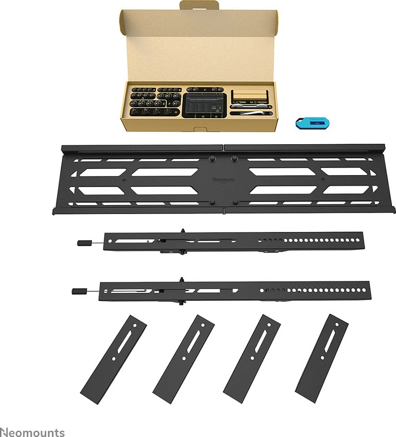 Mbajtëse muri Newstar WL30S-950BL19, për TV 55-110", rregullim lartësie, e zezë
