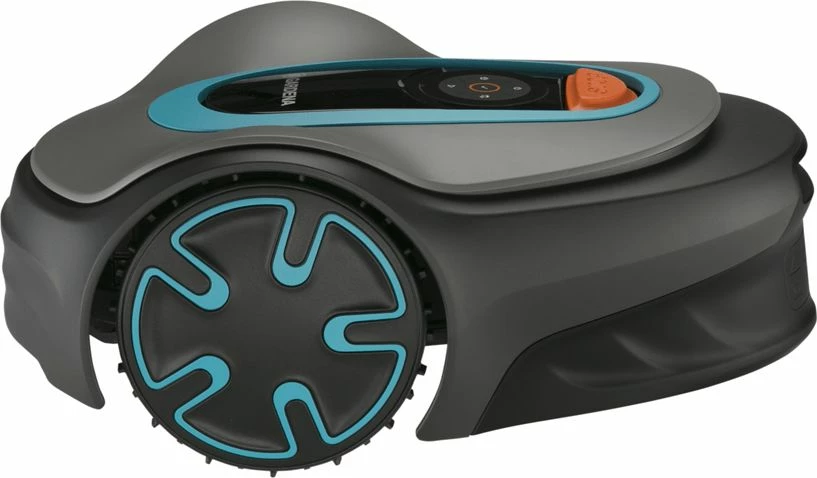 Robot kositës bari Gardena SILENO minimo 250 (15201-32), për 250 m², Bluetooth, gri/turkuaz
