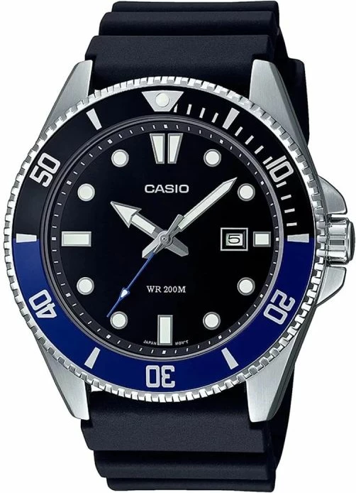 Orë dore për meshkuj Casio, e zezë