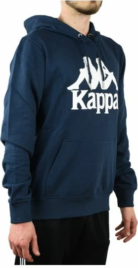 Duks me kapuç Kappa për meshkuj, blu marin [Madhësia: XL]