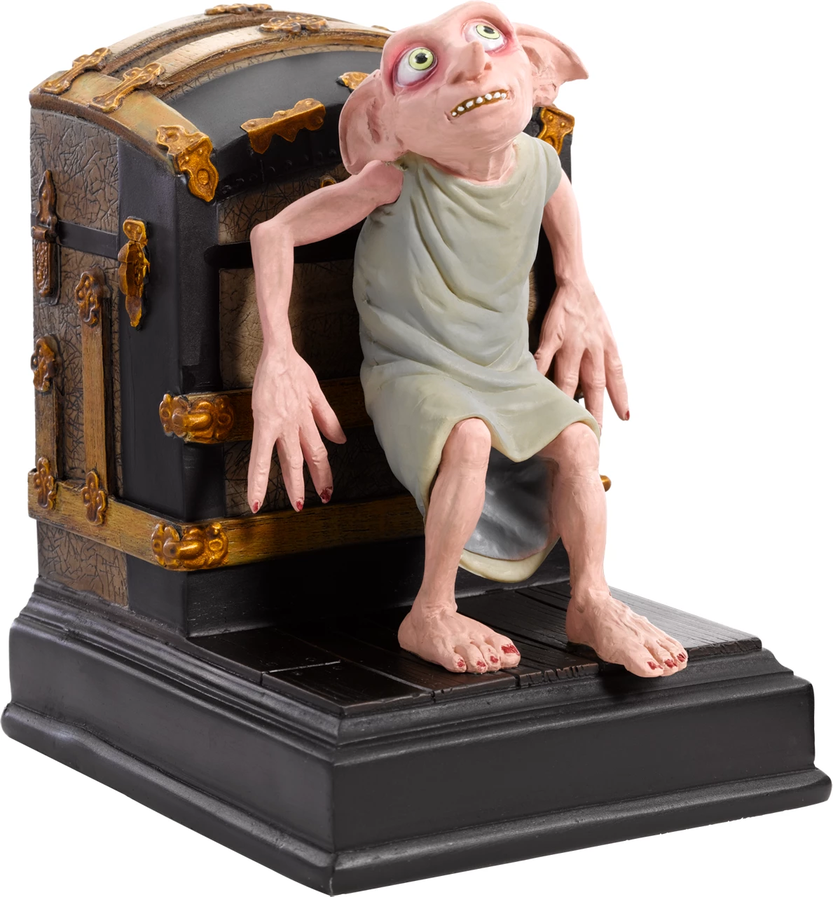 Mbajtëse librash Noble Collection Harry Potter Dobby, smolë e pikturuar me dorë