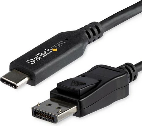 Kabllo StarTech CDP2DP146B USB-C në DisplayPort 1.4, 1.8m, 8K 60Hz, e zezë