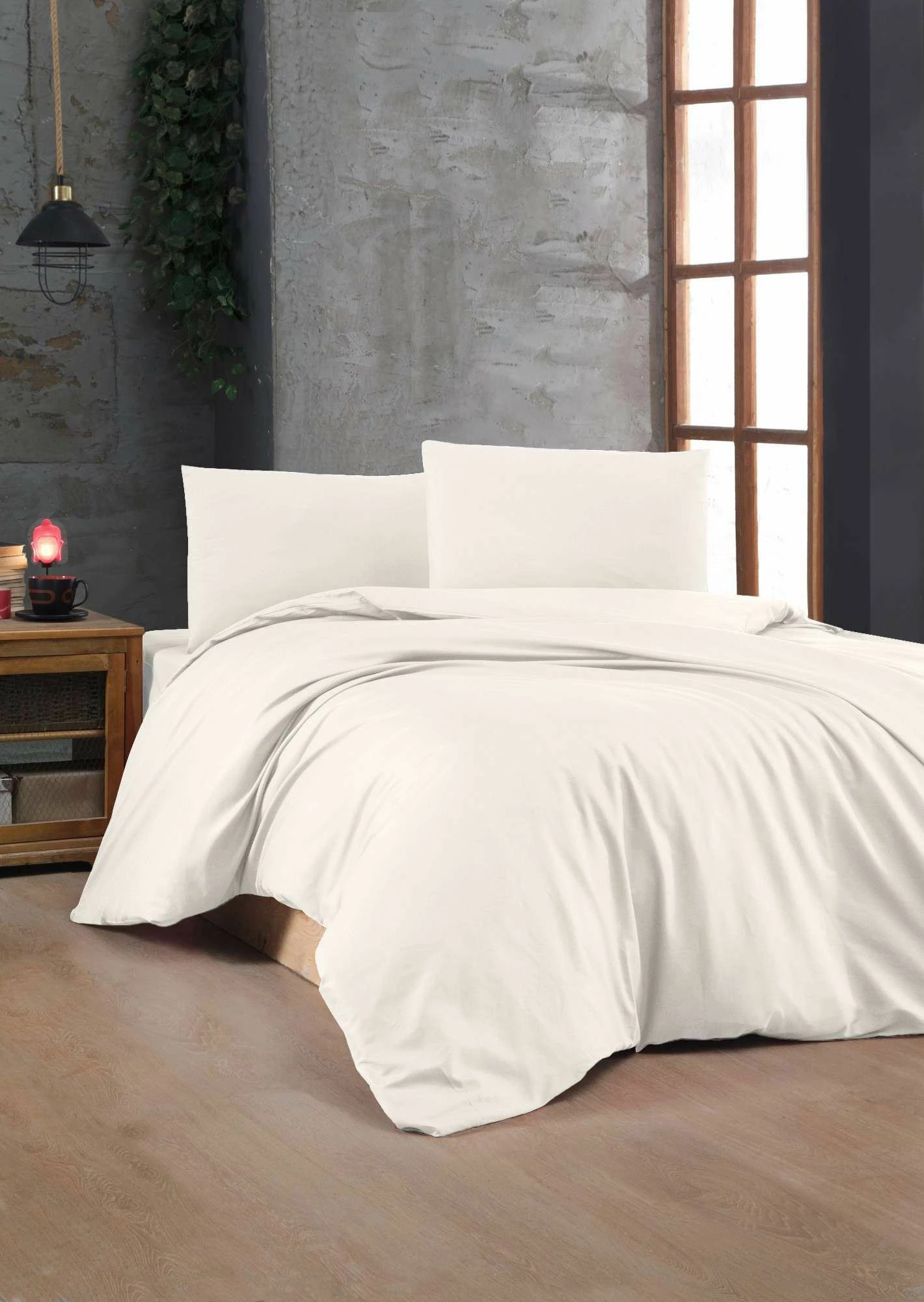 Set mbulesë për jorgan Super King, krem, L'Essentiel Linge de Maison