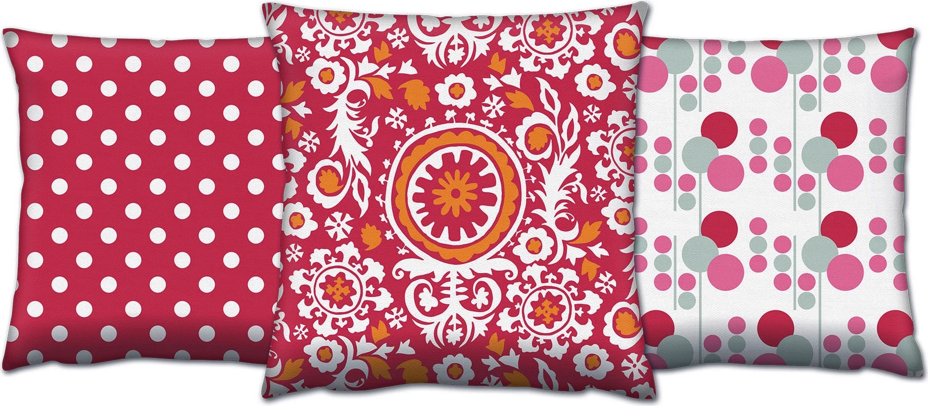 Set jastëkësh (3 copë), Evila Originals, AC-4612-4695-4701