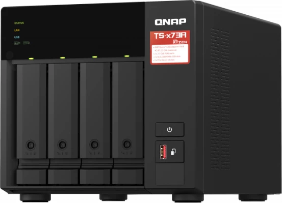 Server NAS QNAP TS-473A-8G, 4-bay, 8GB RAM, 2x 2.5GbE, i zi