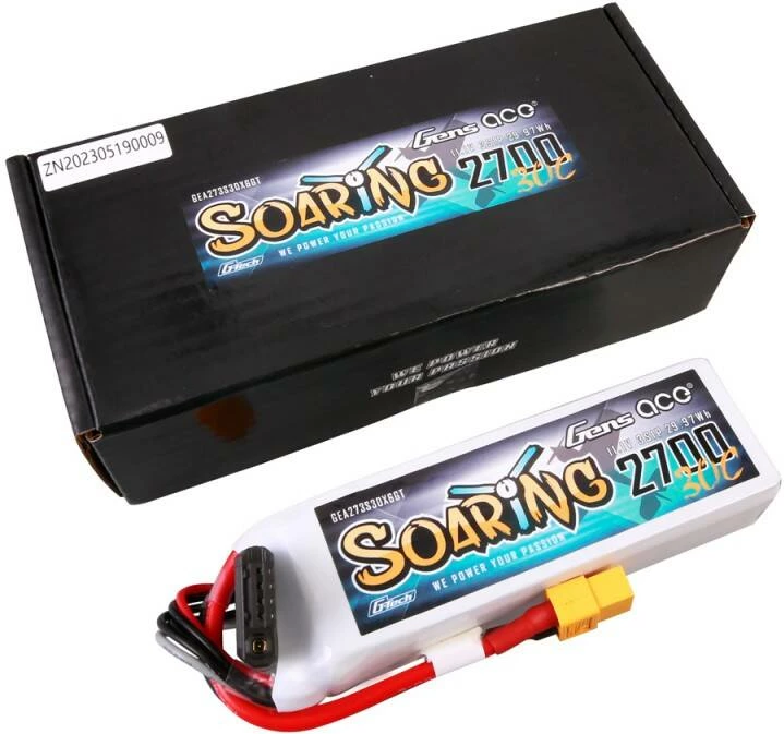 Bateri LiPo Gens ace G-Tech Soaring 2700mAh 11.1V 30C, XT60