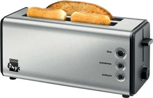 Toaster UNOLD Onyx Duplex 4 feta, 1400W, inox/zi
