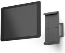 Mbajtës muri për tablet Durable 893323, rrotullim 360°, 7-13 inç, argjend