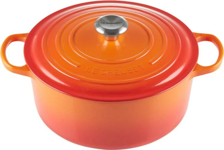 Kaserolë gize Le Creuset Signature round 28 cm 21177280902430 e kuqe