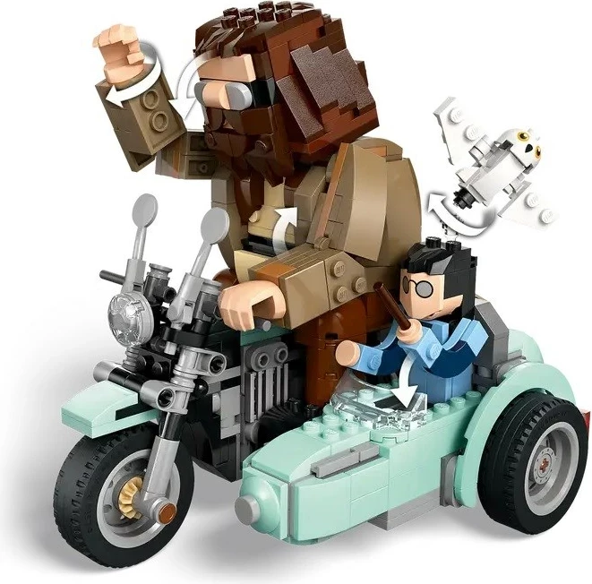 Set LEGO Harry Potter 76443, Hagrid & Harry's Motorcycle Ride