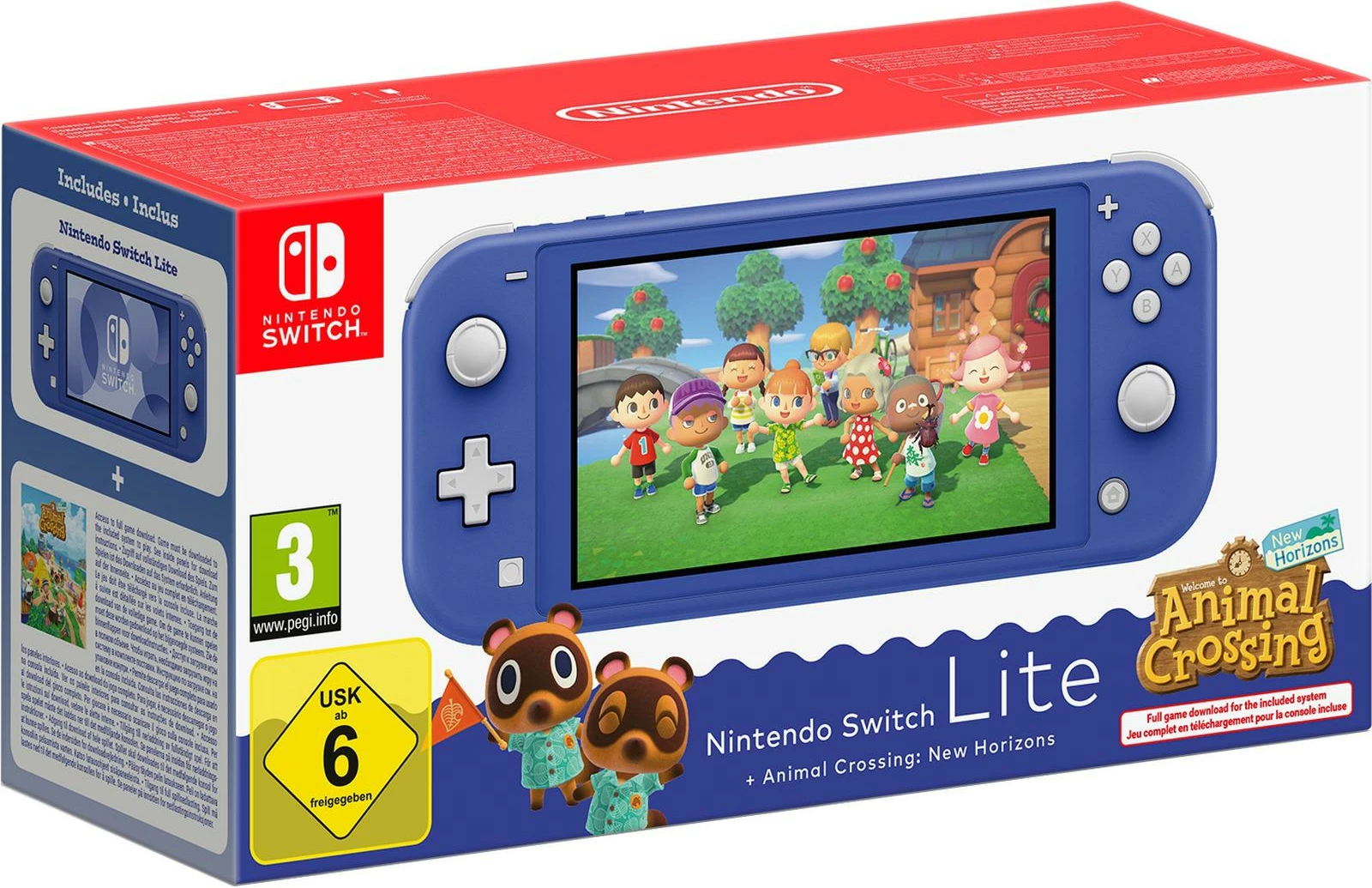 Konzolë Nintendo Switch Lite Animal Crossing Blue