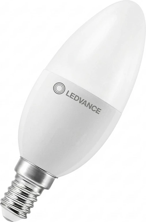 Llambë LED OSRAM CLB40 DIM 4.9W E14, 470 lm, 2700K, e zbehshme, e bardhë