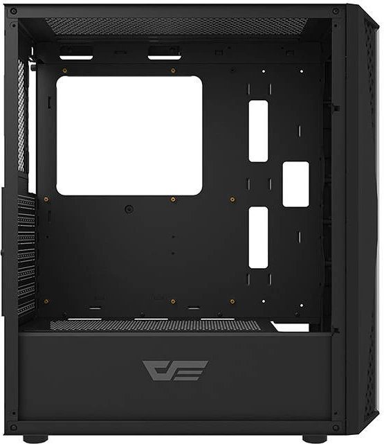 Kasë Darkflash DK352 Plus me 4 ventilatorë ARGB, Middle Tower, ATX, E zezë