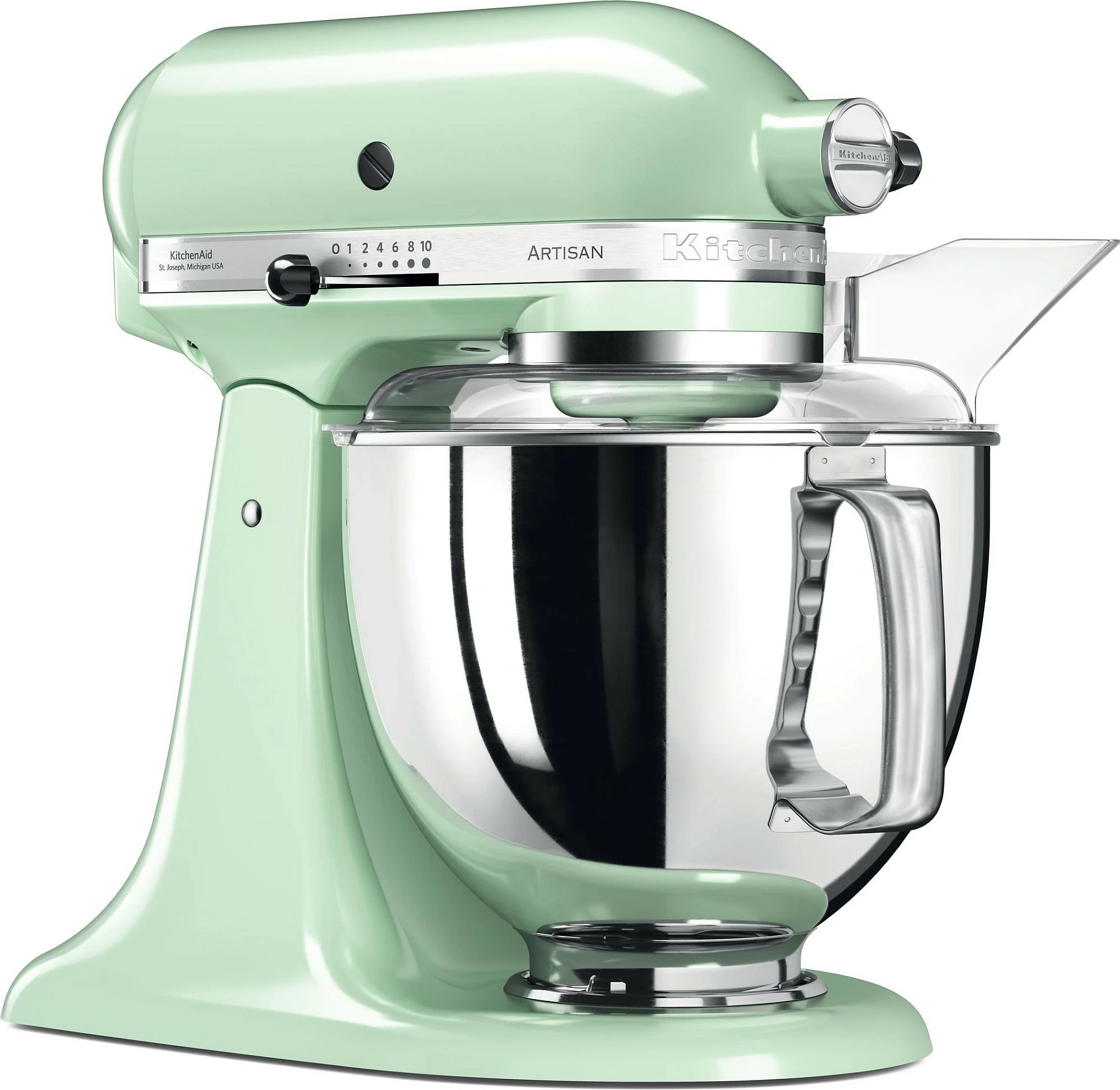 Mikser stacionar KitchenAid Artisan 5KSM175PSEPT, tas 4.8L, 300W, 10 shpejtësi, pistakio jeshile