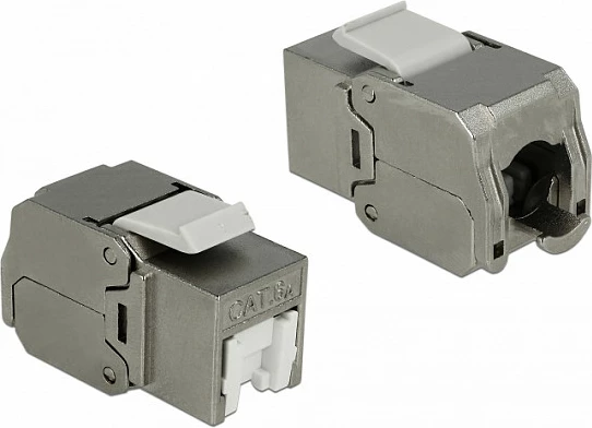 Modul Keystone RJ45 DeLOCK 86385, Cat6A, AWG 26/23, 2 copë, Gri