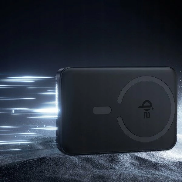 Powerbank Baseus EnerFill FM12 10000mAh 22.5W Qi2 MagSafe, me kabllo USB-C 30cm 20V/3A, e zezë