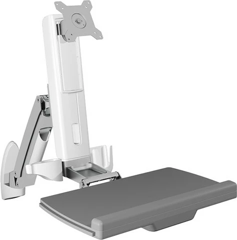 Mbajtës muri monitori RaidSonic ICY BOX IB-MS600-W, 24", rrotullim 360°, rregullim lartësie, gri/e bardhë