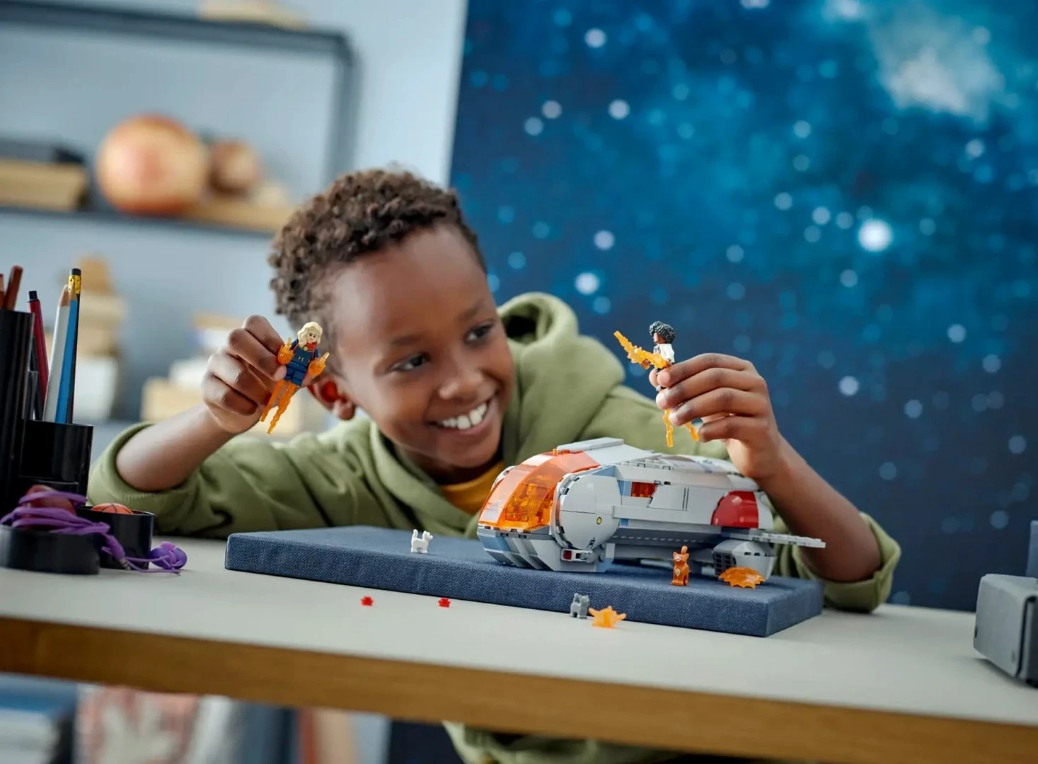 Set LEGO Marvel The Hoopty 76232 me 3 minifigura