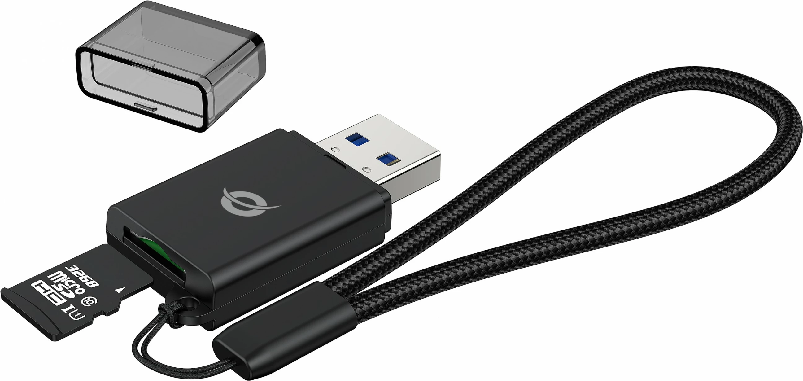 Lexues kartash Conceptronic USB-A 3.0, TF/Micro-SD, i zi