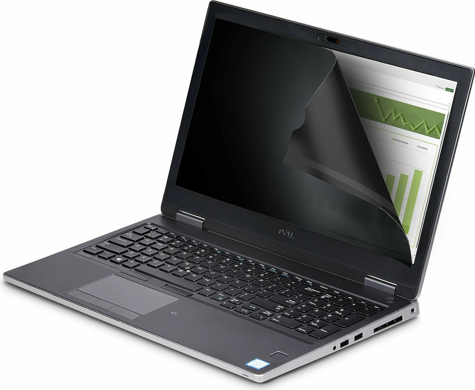 Filtri privatësie për ekran laptopi StarTech 15.6" 16:9, flip-up, touch, anti-glare, blue light, i zi