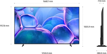 Televizor Samsung UE75U7022FKXXH 75\" 4K Ultra HD Smart TV Wi‑Fi LED, i zi