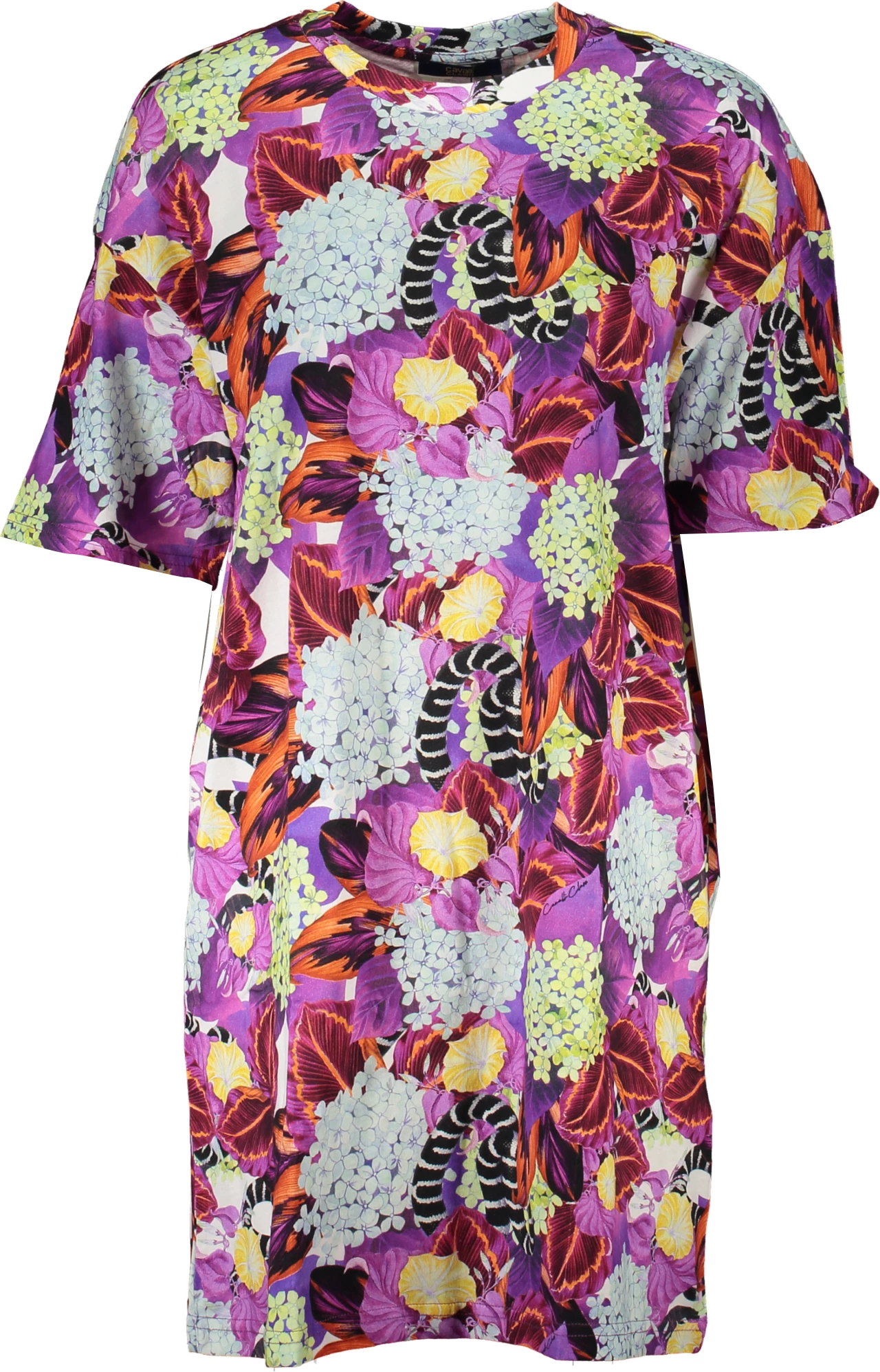 Fustan Cavalli Class femra, e purpurt [Madhësia: XS]