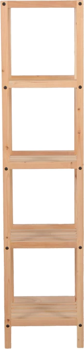 Raft dyshemeje Zendia, dru bredhi natyral, 35x30x130cm