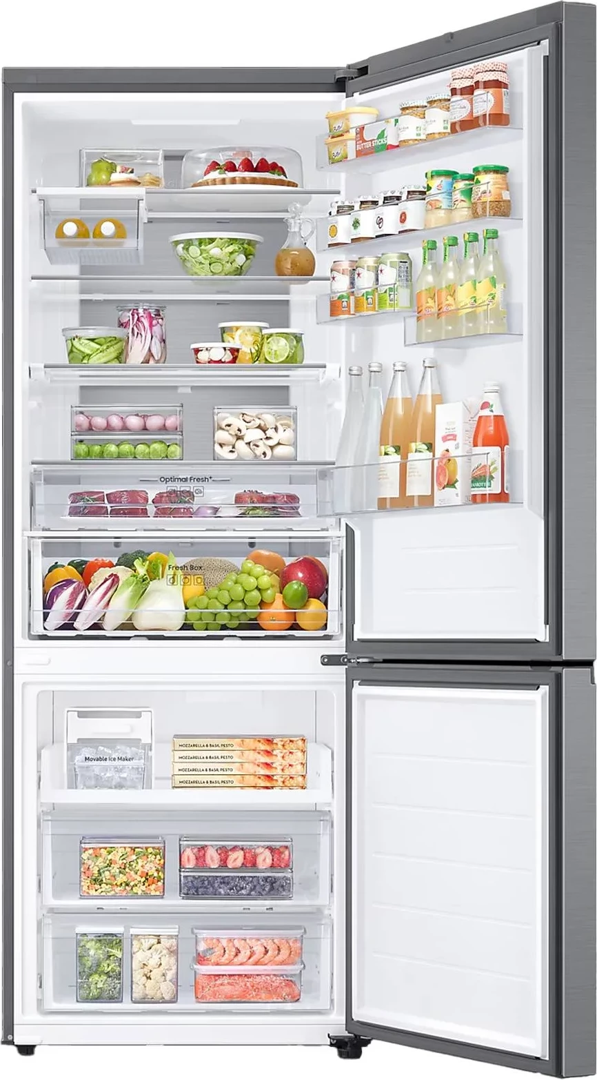 Frigorifer i kombinuar, Samsung, RB53DG706CS9EO, 538 L, 203/76 cm, klasa C, Refined Inox