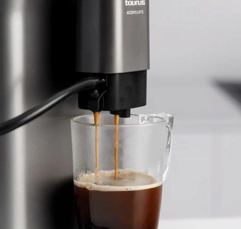 makinë espresso taurus Accento Latte, e bardhë