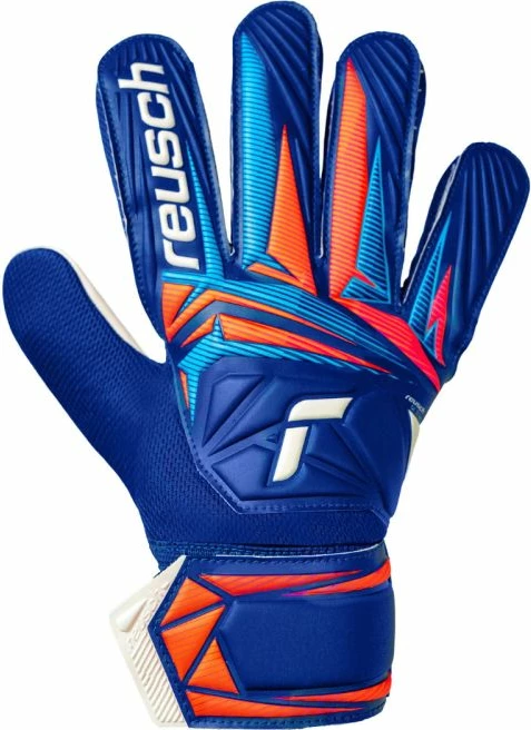 Dorëza portieri për fëmijë Starter Reusch Attrakt Starter Solid Junior, blu [Madhësia: 5.5]