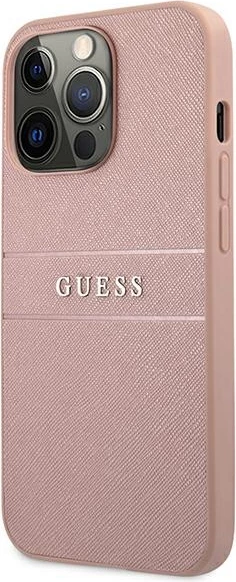 Mbështjellës Guess GUHCP13XPSASBPI për iPhone 13 Pro Max 6.7", rozë