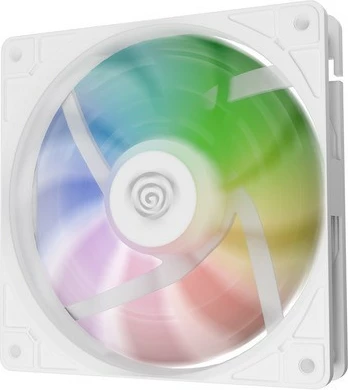 Ventilator kase Natec GENESIS OXAL 120 ARGB, 120mm, i bardhë