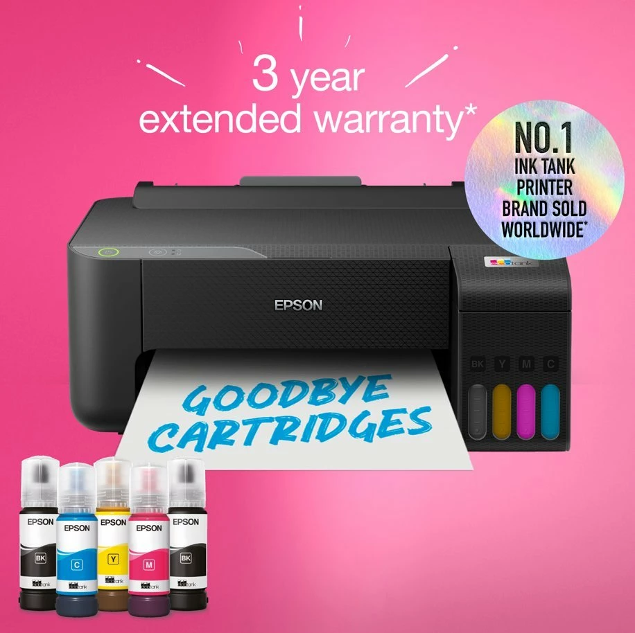 Printer inkjet Epson EcoTank L1230 C11CJ70402 A4 CISS USB, e zezë