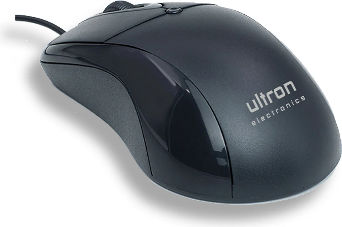 Set tastierë dhe maus Ultron UMC-200, USB me kabllo, QWERTZ, full-size, 800 DPI, i zi