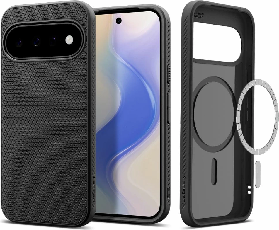 Mbështjellës Spigen Liquid Air Mag për Google Pixel 11, MagSafe, TPU, Matte Black