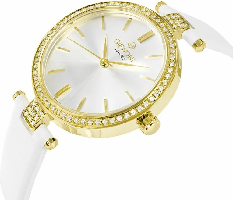 Orë dore femrash Giewont GW9890-A2, gold silver, rrip i bardhë