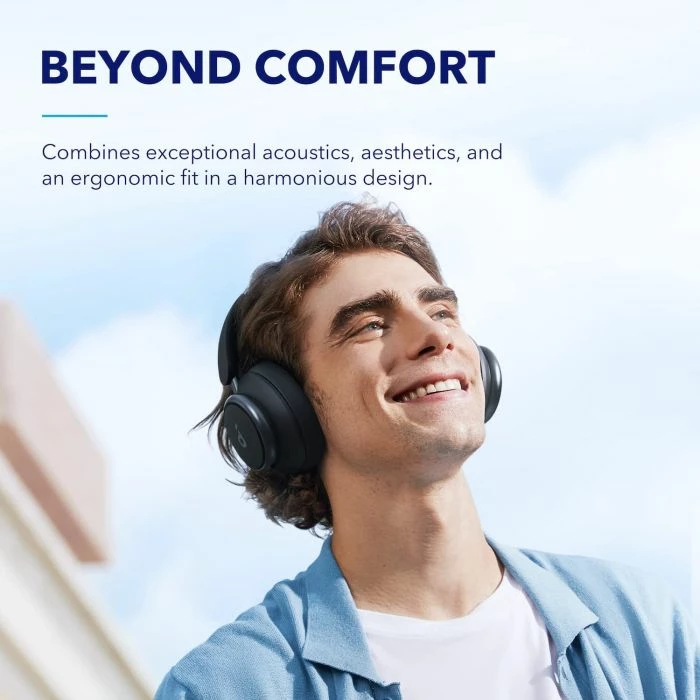 Kufje Anker Soundcore Space Q45 A3040G11 Bluetooth me ANC, Hi-Res LDAC, 65 orë, të zeza